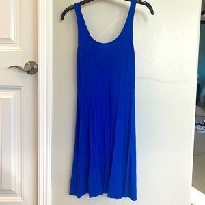 Royal blue sundress, great for cover up. Express Size S